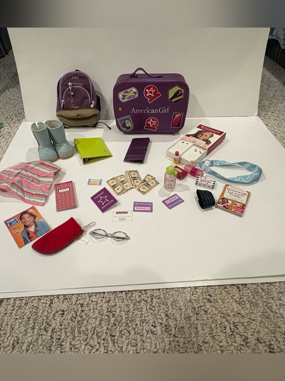 American Girl Bags and Accessories Set